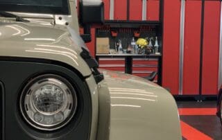 other side of jeep's headlight