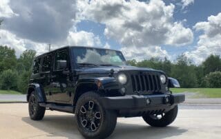 black jeep by Abundance Auto detail in Murfreesboro
