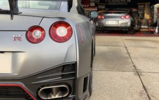 taillights of nissan gtr at Murfreesboro Paint Protection Film and Ceramic Coating