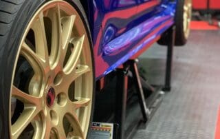 Wheels getting detailed by Abundance Auto Detail in Murfreesboro