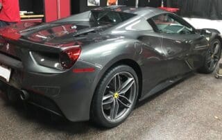 paint protection film put on a Ferrari by Abundance Auto detail in Murfreesboro