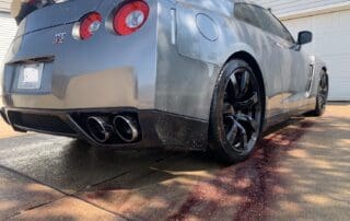 washing a GTR at Abundance Auto Detail in Murfreesboro